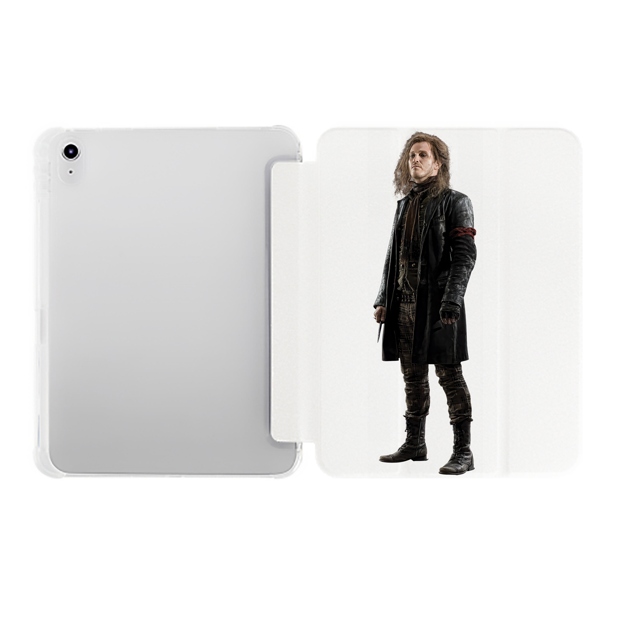 （画像用） Harry Potter ハリー・ポッターシリーズ IPad ケース ペン収納付き 三つ折りスタンド PUレザー×シリコン 対応機種9.5/10.5/10.9インチ